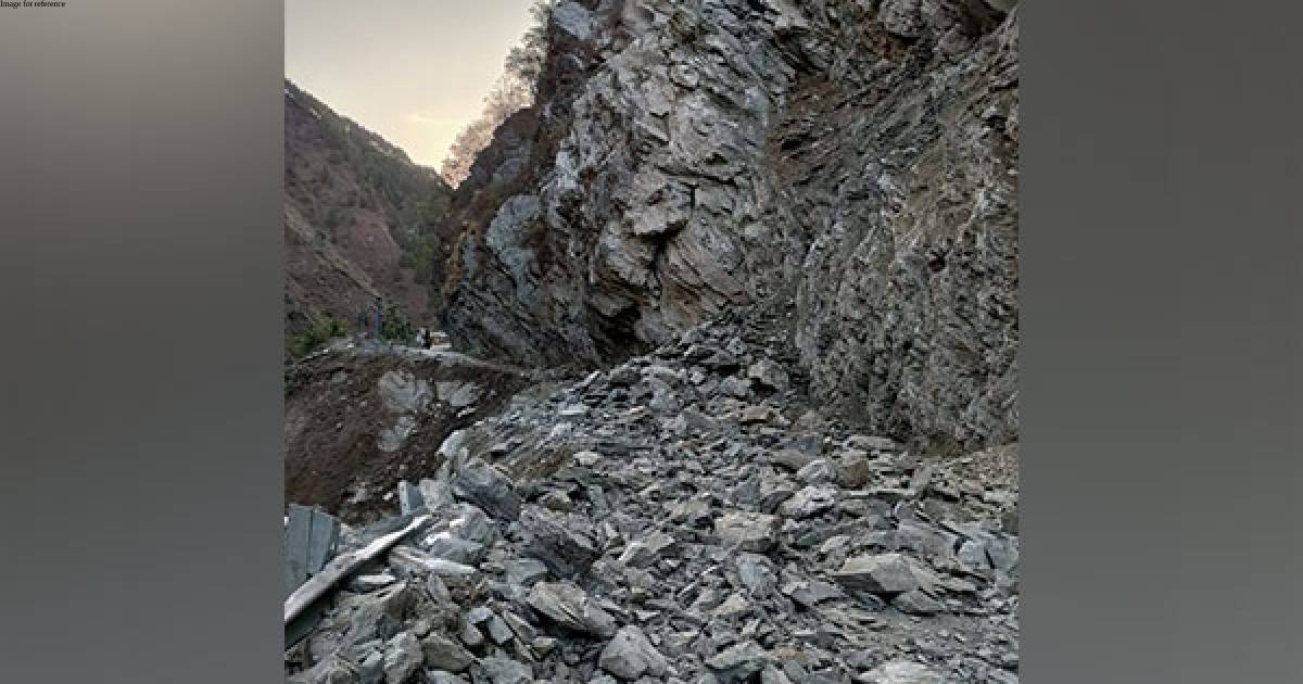 Uttarakhand: Badrinath Highway closed due to boulders near Chamoli's Birhi